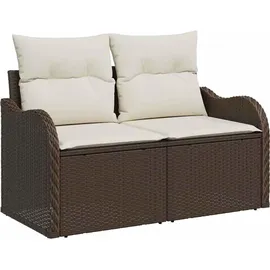 vidaXL Gartenlounge-Set 6-tlg. Braun