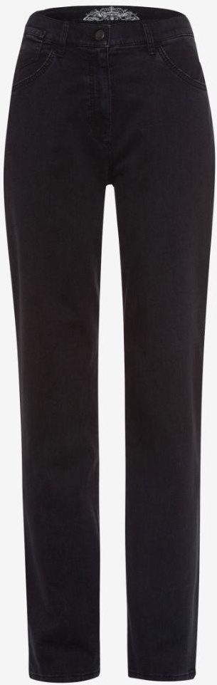 Raphaela by BRAX Damen Jeans Style CORRY SLASH, Schwarz, Gr. 52K