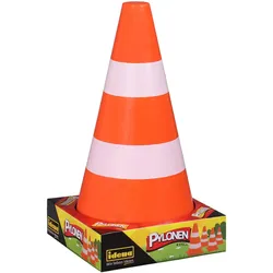 Idena Spielzeug-Pylone 24 cm orange, weiß