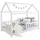 Livetastic Hausbett Kay 80 x 160 cm Kiefer massiv weiß