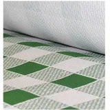 MONOUSO - Papiertischdecke Rolle grün kariert 1x100m 40g (6 Stück)