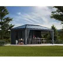 CANOPIA Seitenwand-Set für Pavillon Dallas 2 Stück 5,07 x 2,12 m Grau
