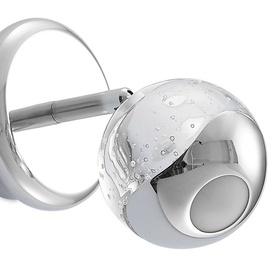 LUCANDE Kilio LED-Strahler mit Glasschirm, chrom