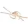 Fischer & Honsel Biba 1 beige/khaki Metall 100 cm