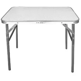 DayPlus Campingtisch weiß/silber (44756)