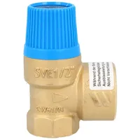 CALEFFI Membran Sicherheitsventil 1/2 Zoll 6 bar