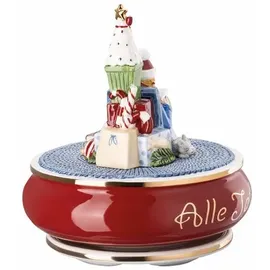 Hutschenreuther Sammelserie Weihnachtslied Spieluhr groß; 14 cm/Ø Alle Jahre wieder