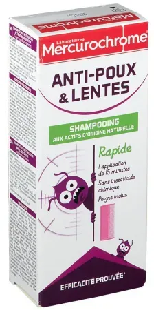 Mercurochrome Anti-Läuse Und Nissen Shampoo 125ml