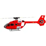 GOUX 1:30 C190 H145 RC-Hubschrauber für Erwachsene, 2.4G 6CH Einmotoriges gyroskopisches Flugmodell, Geschenk für Erwachsene und Jugendliche (RTF Version/Rot Weiß)