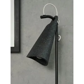 Osram Decor Bell Stehleuchte E27 Schwarz 250mm, Stehlampe, Metall, PCR, mit flexibel einstellbarem Schirm / Schwarz