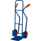 VARIOfit Stahlrohrkarre mit Treppenkufen Luftbereifung Schaufel 320 x 250 mm