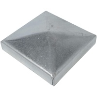 SO-TOOLS® Pfostenkappe Pyramide Stahl verzinkt Abdeckkappe für Pfosten 50 x 50 mm