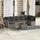 vidaXL Garten-Lounge-Set 8-tlg. grau