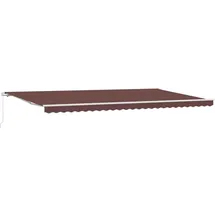 vidaXL Markise 500 x 300 cm braun