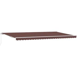 vidaXL Markise 500 x 300 cm braun