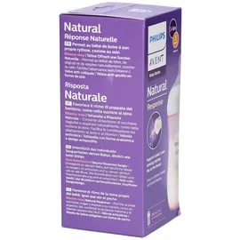 Philips Avent Natural Response Zuigfles Roze Scy903/11 1 St Flaschen
