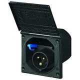 PRO PLUS CEE-Einspeisestecker, 16A/230V, schwarz