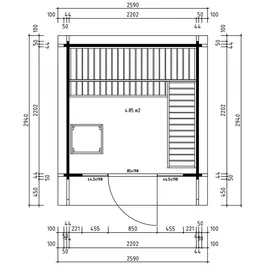 FinnTherm Lupoa-44 ohne Ofen