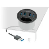 DeLock 64153 USB 3.0) 4-Port Typ-A Tisch-Hub