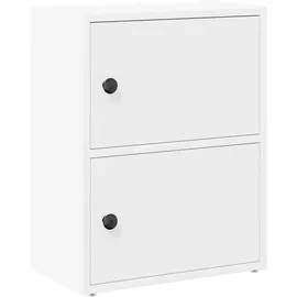 vidaXL Bücherregal 40 x 24 x 52 cm Weiß