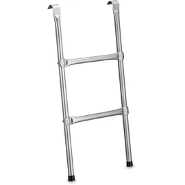 Relaxdays Trampolin Leiter Silber 76 cm