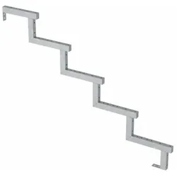 PLUS Treppenwange 5-Stufen - Schritttiefe 28 cm
