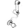 Grohe Tempesta-F Trigger Spray 30 m Brauseh + Absperrventil, 1500mm, chr
