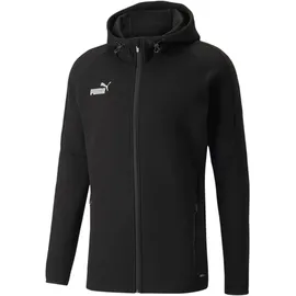 Puma teamFINAL Casuals Kapuzenjacke Herren Schwarz S