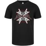 Metal Kids Metallica (Crosshorns) - Kinder T-Shirt schwarz Mehrfarbig, 92