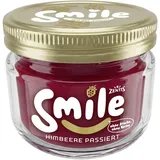 Zentis Smile Himbeere Fruchtaufstrich, fein passiert, 70% Fruchtanteil, intensiv fruchtig, 230 g Glas