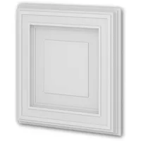 PROFHOME DECOR 3D Wandpaneel PROFHOME Weiß 2 St. 50 x 4,2 x 50 cm