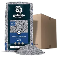 Galamio / Holzhackschnitzel Grau 60l