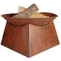 Feuerstelle Firebowl Terrassenofen Terrassenfeuer mit Unterteil Pueblo Jet-Line