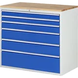 Rau Schubladenschrank Buche-Top und 6 x Schubl.-XXL 2x90 1x120 2x180 1x270mm