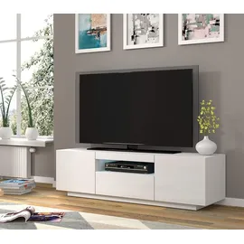 BIM Furniture Aura TV-Lowboard 150 cm Weiß MDF
