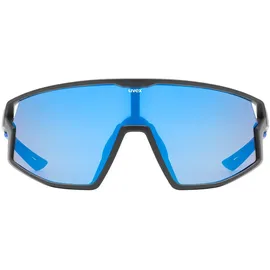 Uvex Skyryse Sonnenbrille - Black Matt - Mirror Blue