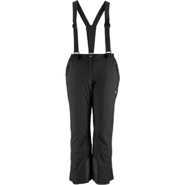 POLARINO Skihose POLARINO, Damen, Gr. 54, N-Gr, schwarz (skihose aus beständigem material), Web, Obermaterial: 100% Polyester. Futter: 100% Polyester. Wattierung: 100% Polyester, lang, Hosen Skihose, mit abnehmbaren Hosenträgern