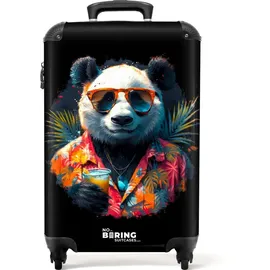 noboringsuitcases 4-Rollen Cabin 55 cm / 36 l panda/sommerliche graffiti