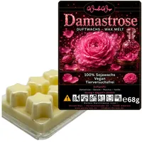 WonderWax Duftwachs WonderWax® Duftwachs 6 Sterne, (Damastrose), Duftrichtung: Damastrose