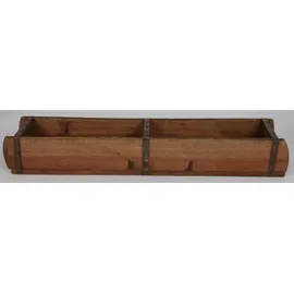 Cepewa Holzkiste Ziegelform 60 x 15 cm 1-tlg. Altholz Buche