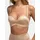 DORINA Bandeau-BH "Sublime Sculpt", Damen, Gr. 80, Cup D, beige, Obermaterial: 63% Polyamid, 23% Polyester, 14% Elasthan, unifarben, BHs Bandeau-BH, weicher Stoff, modernes Design, leicht gepolstert