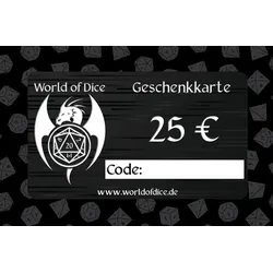 digitaler Geschenkgutschein - €25.00