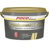 POCOline Raumfarbe Premium Plus weiß ca. 10 l - weiß