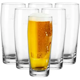 VAN WELL Willi Becher 0,5 l geeicht 6er Set