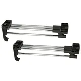 KOTARBAU® 2er Set Ausziehbare Kleiderstange 250 mm für Garderobenschrank Robust