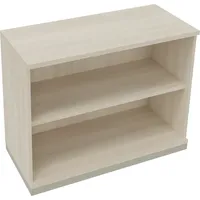 SOENNECKEN Regal 2OH B1000xT442xH781mm Silberaluminium/Akazie hell