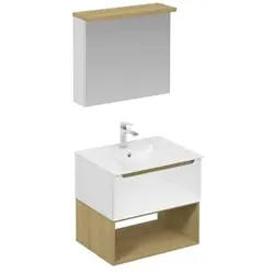 Naturel Stilla Badezimmer-Set weiß glanz KSETSTILLA007