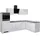 Flex-Well Eckküche L-Form Lucca 280 cm Weiß
