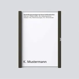 Siedle Siedle&Söhne Namensschild graph-met kpl 200029783-00