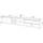 SKRAUT HOME Lowboard 310x50x37 cm Eiche Schwarz Holzwerkstoff